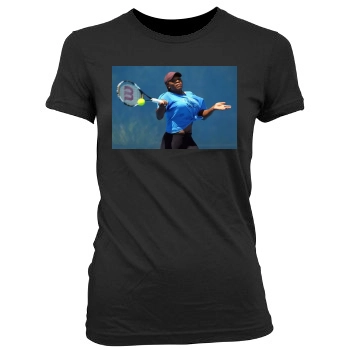 Serena Williams Women's Junior Cut Crewneck T-Shirt