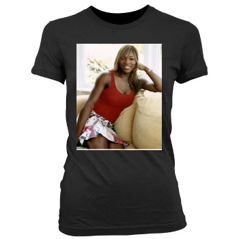 Serena Williams Women's Junior Cut Crewneck T-Shirt