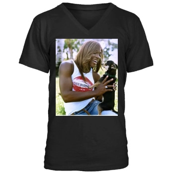 Serena Williams Men's V-Neck T-Shirt