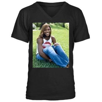 Serena Williams Men's V-Neck T-Shirt