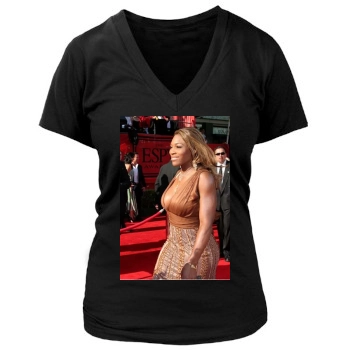 Serena Williams Women's Deep V-Neck TShirt