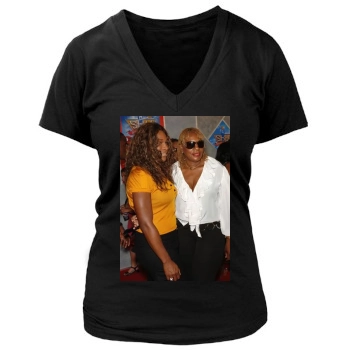 Serena Williams Women's Deep V-Neck TShirt