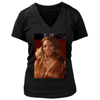 Serena Williams Women's Deep V-Neck TShirt