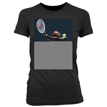 Serena Williams Women's Junior Cut Crewneck T-Shirt