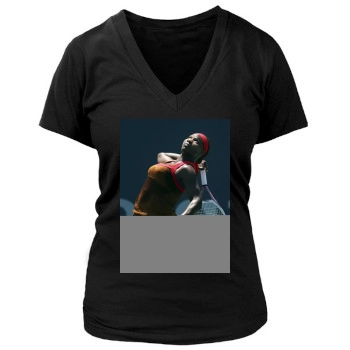 Serena Williams Women's Deep V-Neck TShirt