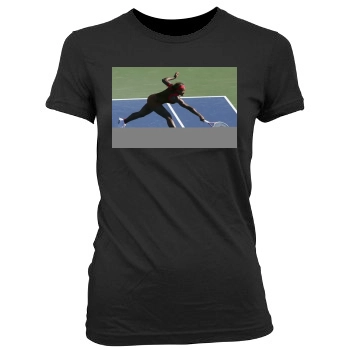 Serena Williams Women's Junior Cut Crewneck T-Shirt