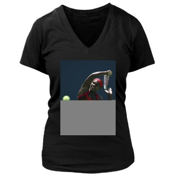 Serena Williams Women's Deep V-Neck TShirt