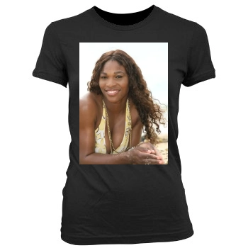 Serena Williams Women's Junior Cut Crewneck T-Shirt