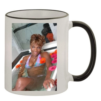 Serena Williams 11oz Colored Rim & Handle Mug