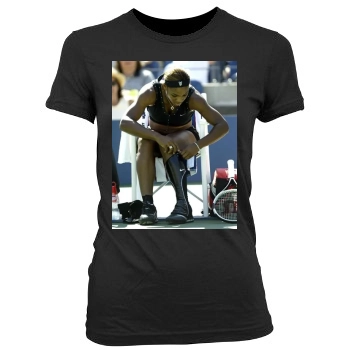 Serena Williams Women's Junior Cut Crewneck T-Shirt