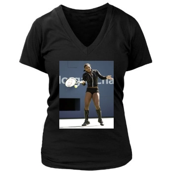 Serena Williams Women's Deep V-Neck TShirt