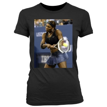 Serena Williams Women's Junior Cut Crewneck T-Shirt