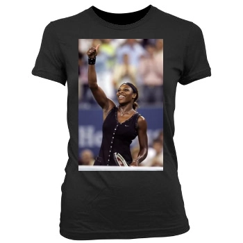 Serena Williams Women's Junior Cut Crewneck T-Shirt