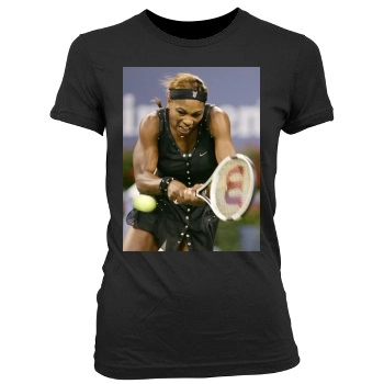 Serena Williams Women's Junior Cut Crewneck T-Shirt