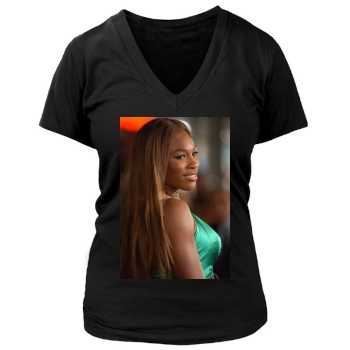 Serena Williams Women's Deep V-Neck TShirt