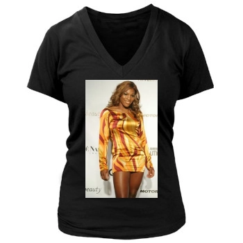 Serena Williams Women's Deep V-Neck TShirt