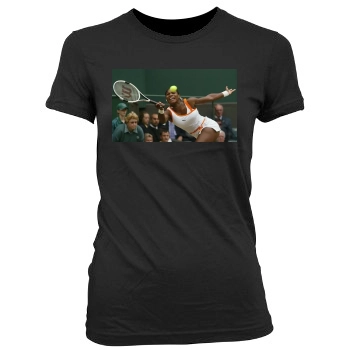 Serena Williams Women's Junior Cut Crewneck T-Shirt