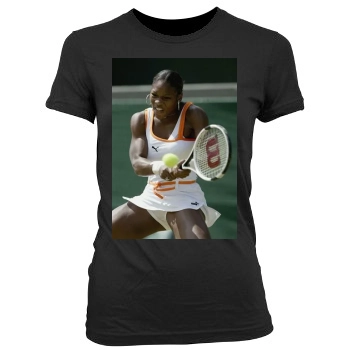 Serena Williams Women's Junior Cut Crewneck T-Shirt