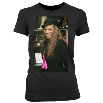 Serena Williams Women's Junior Cut Crewneck T-Shirt