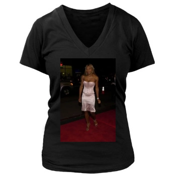 Serena Williams Women's Deep V-Neck TShirt