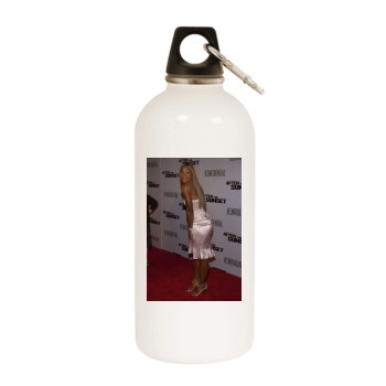 Serena Williams White Water Bottle With Carabiner