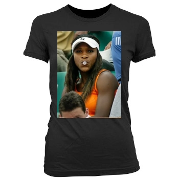 Serena Williams Women's Junior Cut Crewneck T-Shirt