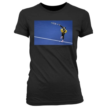 Serena Williams Women's Junior Cut Crewneck T-Shirt