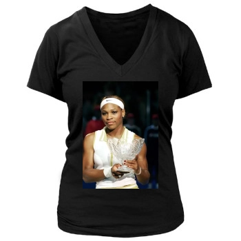 Serena Williams Women's Deep V-Neck TShirt