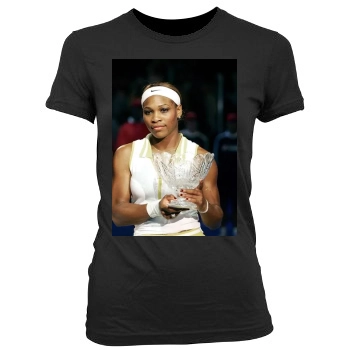 Serena Williams Women's Junior Cut Crewneck T-Shirt