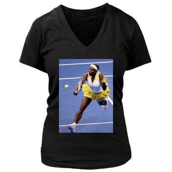 Serena Williams Women's Deep V-Neck TShirt