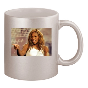 Serena Williams 11oz Metallic Silver Mug