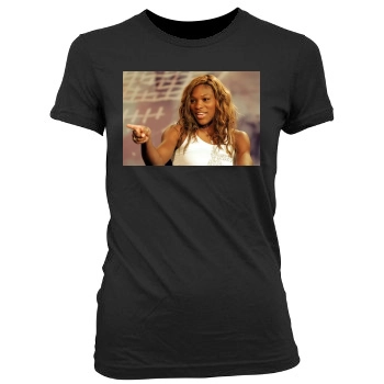 Serena Williams Women's Junior Cut Crewneck T-Shirt