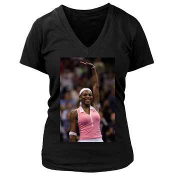 Serena Williams Women's Deep V-Neck TShirt