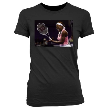 Serena Williams Women's Junior Cut Crewneck T-Shirt