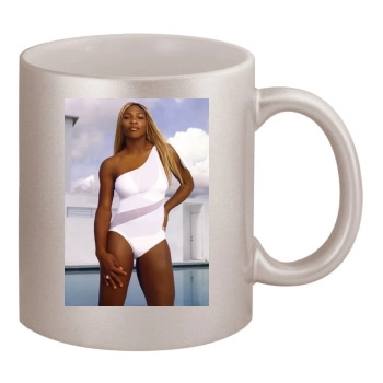 Serena Williams 11oz Metallic Silver Mug