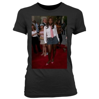 Serena Williams Women's Junior Cut Crewneck T-Shirt