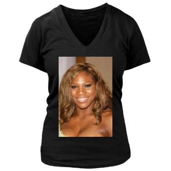 Serena Williams Women's Deep V-Neck TShirt