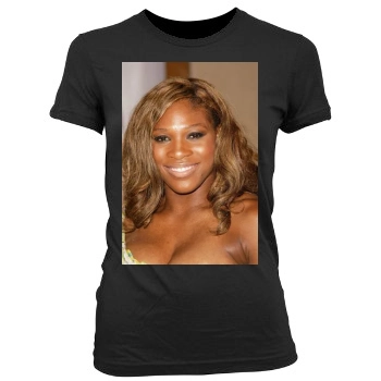 Serena Williams Women's Junior Cut Crewneck T-Shirt