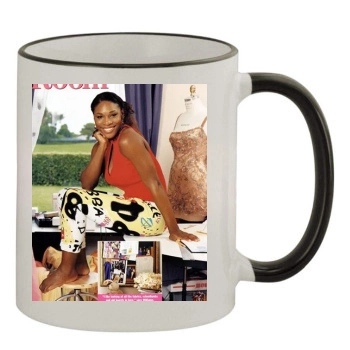 Serena Williams 11oz Colored Rim & Handle Mug