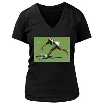 Serena Williams Women's Deep V-Neck TShirt