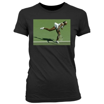 Serena Williams Women's Junior Cut Crewneck T-Shirt