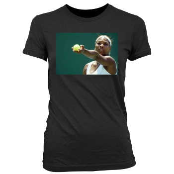 Serena Williams Women's Junior Cut Crewneck T-Shirt