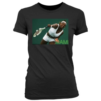 Serena Williams Women's Junior Cut Crewneck T-Shirt