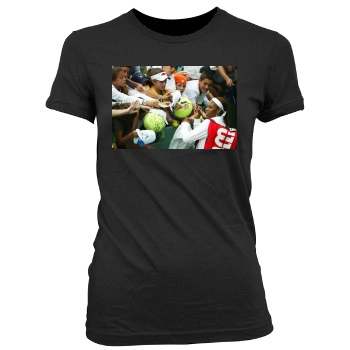 Serena Williams Women's Junior Cut Crewneck T-Shirt