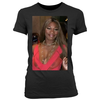 Serena Williams Women's Junior Cut Crewneck T-Shirt