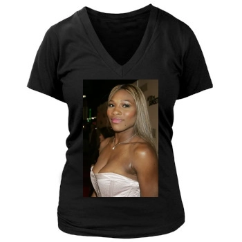 Serena Williams Women's Deep V-Neck TShirt