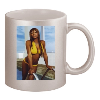 Serena Williams 11oz Metallic Silver Mug