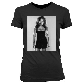 Serena Williams Women's Junior Cut Crewneck T-Shirt