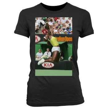 Serena Williams Women's Junior Cut Crewneck T-Shirt