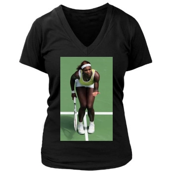 Serena Williams Women's Deep V-Neck TShirt